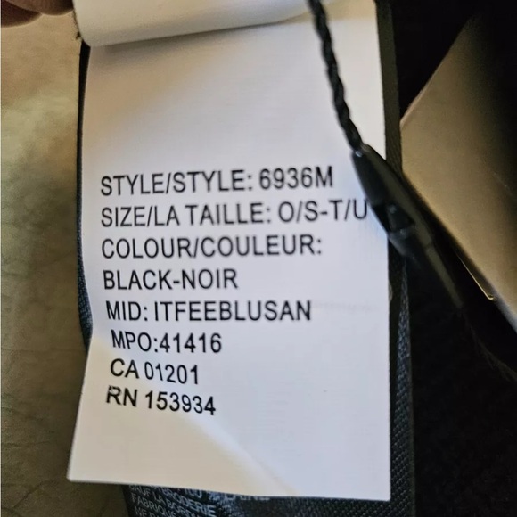 Canada Goose Arctic Disc Toque O/S Mens Black - Picture 3 of 5